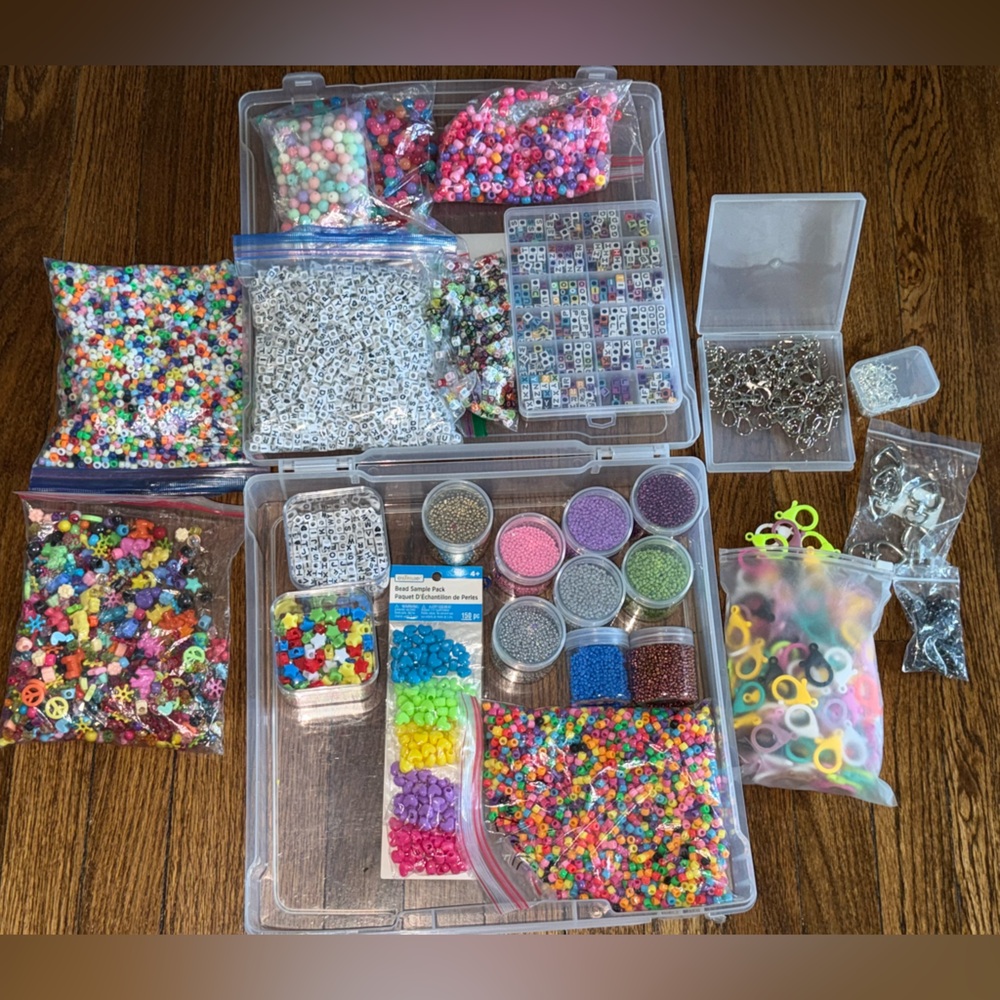 Beads! Beads! Beads! Entire Set for crafting including all shapes and sizes